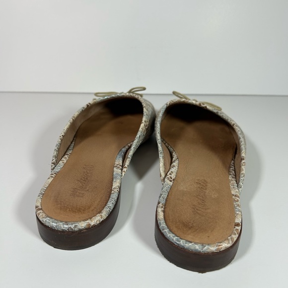Madewell The Adelle Ballet Mule in Snake Embossed Leather - Picture 7 of 13